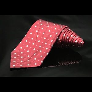 BANANA REPUBLIC Silk Tie ~ $60 Red Maroon